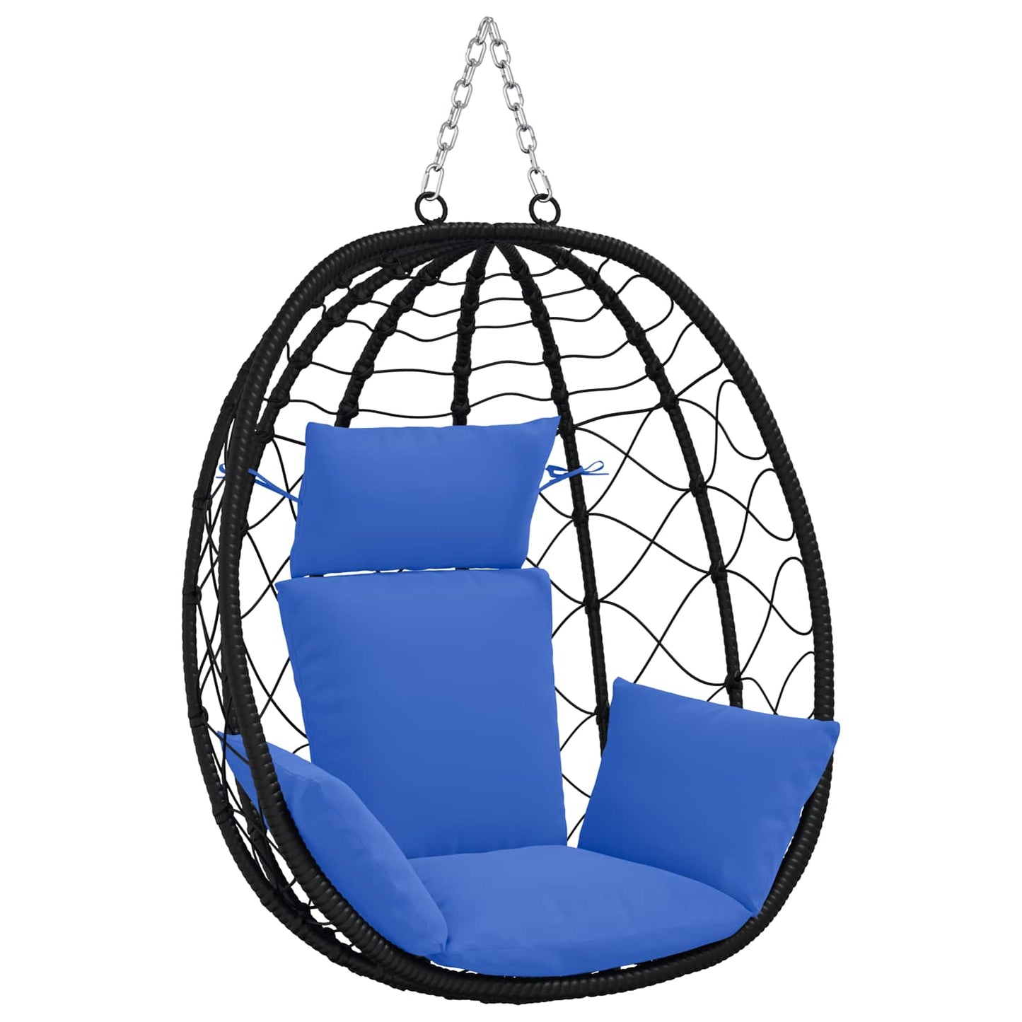 vidaXL Κάθισμα Adirondack PUTTEN 100% Πολυεστέρας Βασιλικό Μπλε