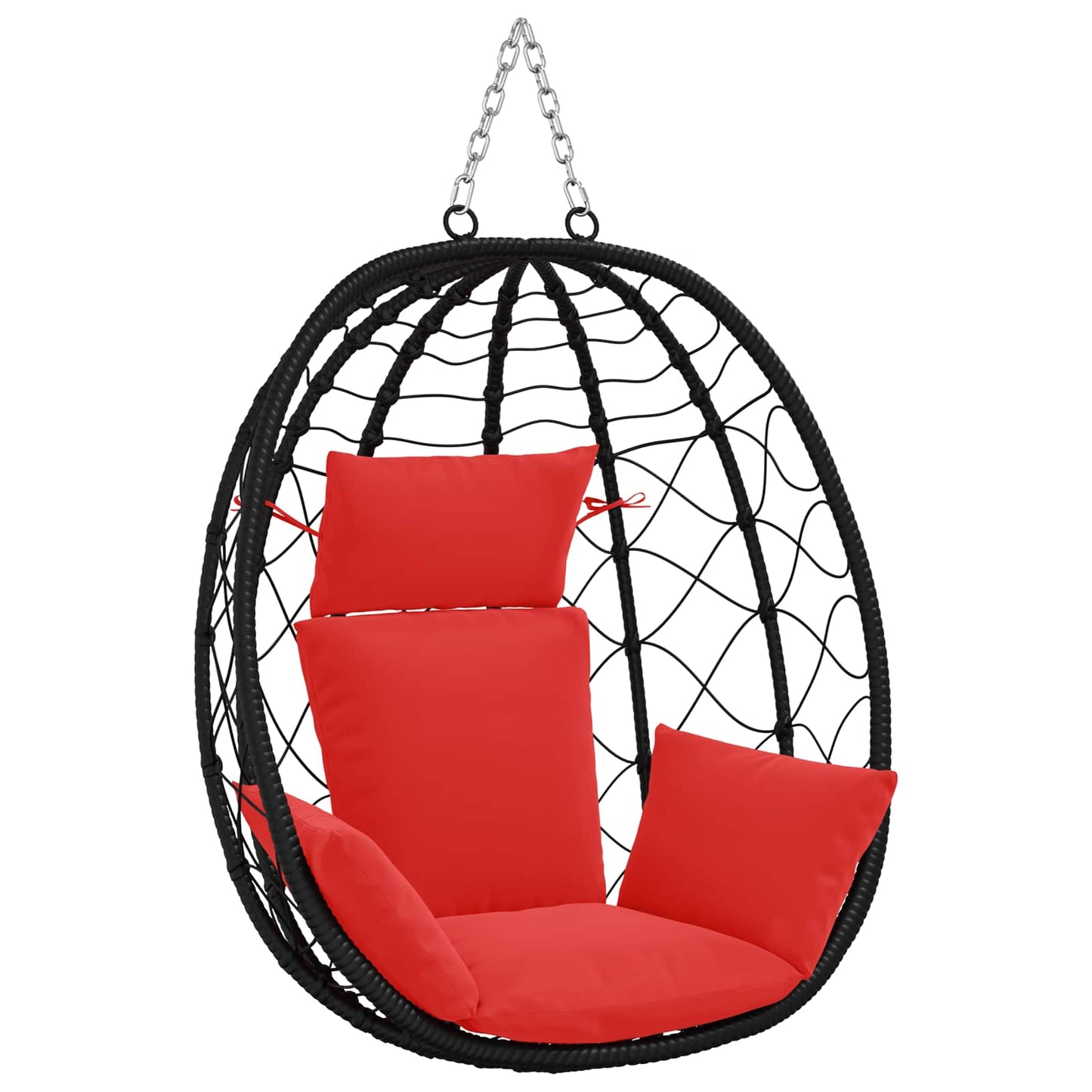 vidaXL Κάθισμα Adirondack PUTTEN 100% Πολυεστέρας Κόκκινο