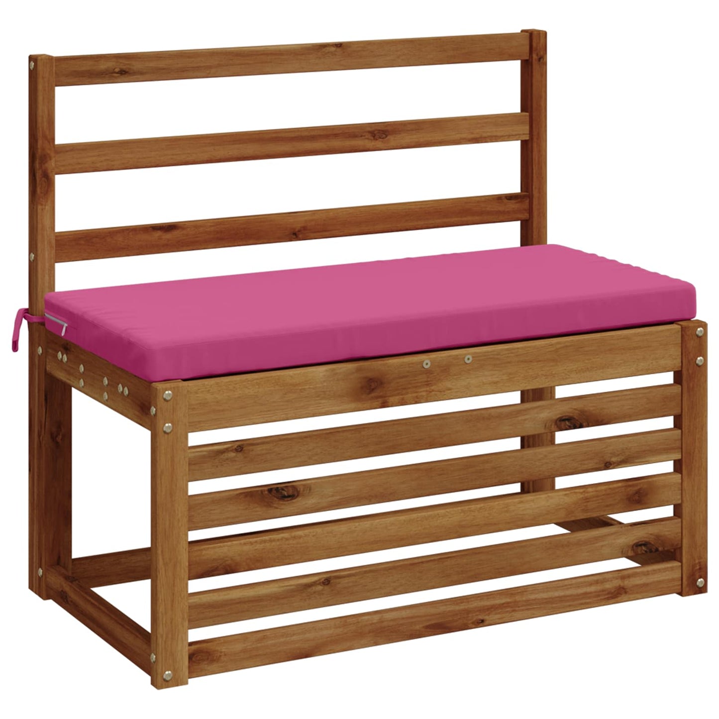 vidaXL Μαξιλάρι πάγκου SOEST 100% Πολυεστέρας Ροζ 60 x 40 x 5 εκ