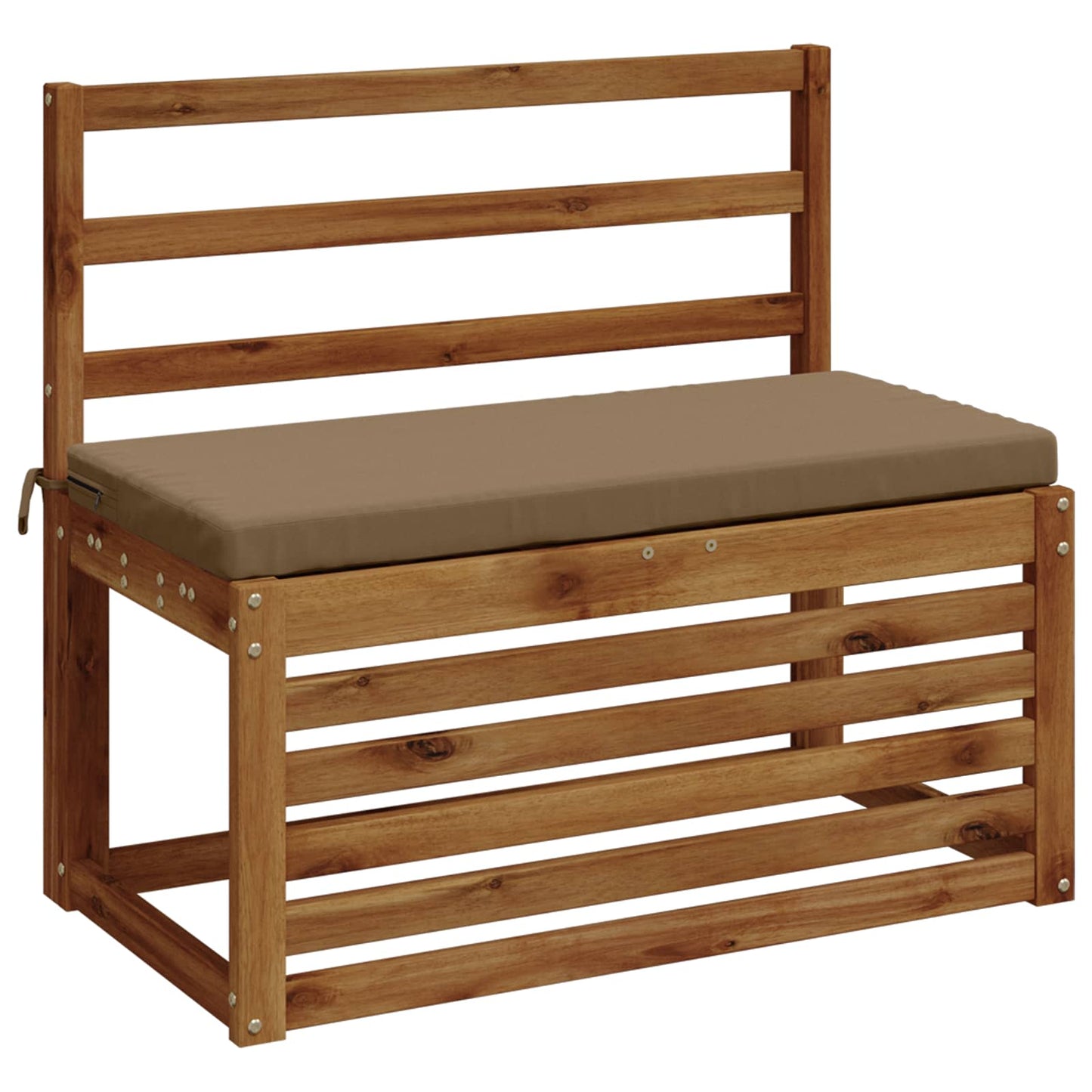vidaXL Μαξιλάρι πάγκου SOEST 100% Πολυεστέρας Taupe 80 x 40 x 5 εκ