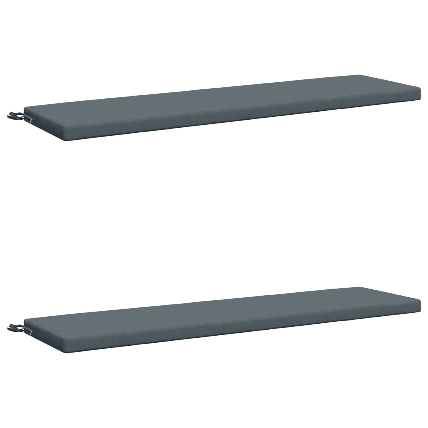 vidaXL Μαξιλάρια Πάγκου 2 Τεμαχίων SOEST 2 τμχ. 100% Πολυεστέρας Μπλε