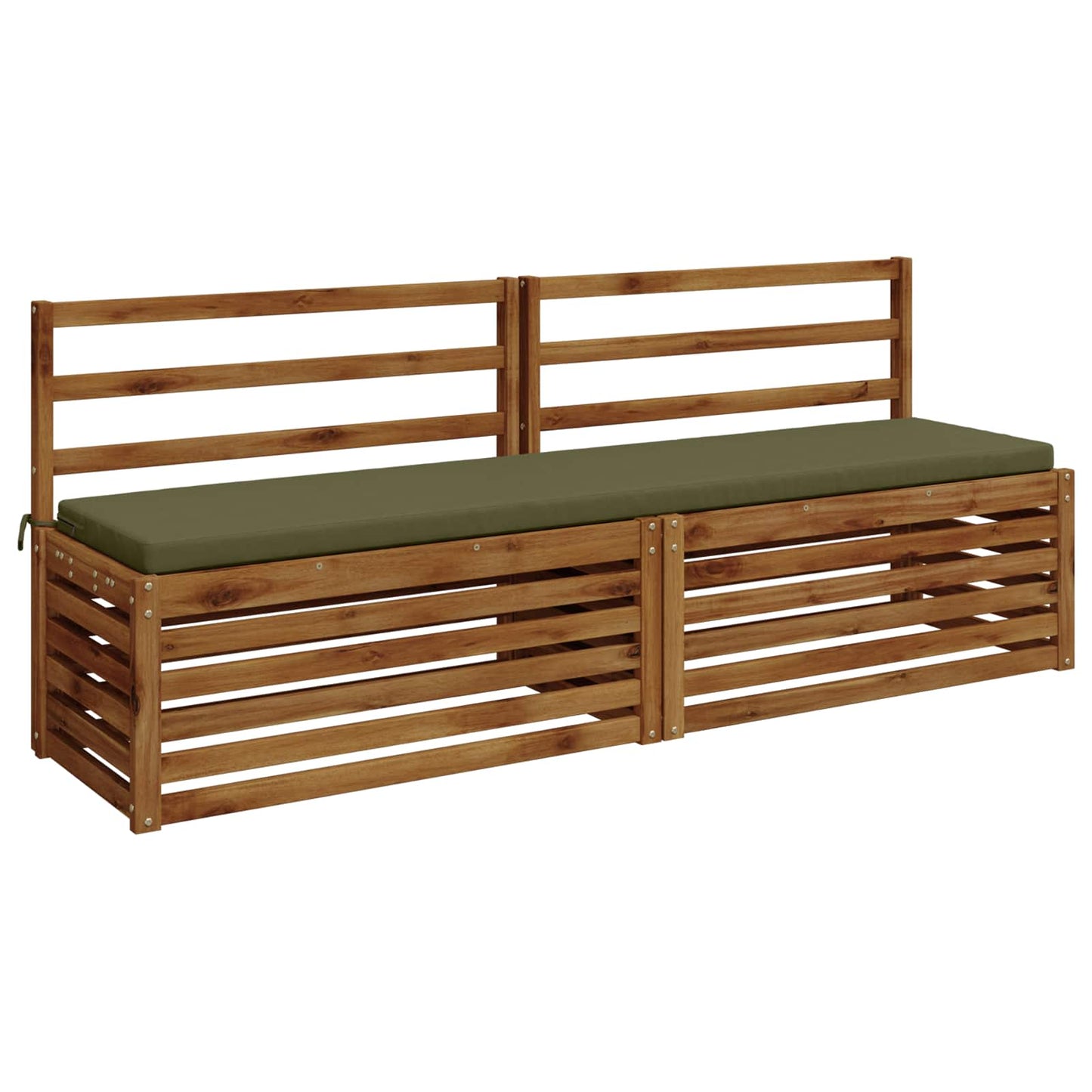 vidaXL Μαξιλάρι πάγκου SOEST 100% Πολυεστέρας Λαδί 170 x 40 x 5 εκ