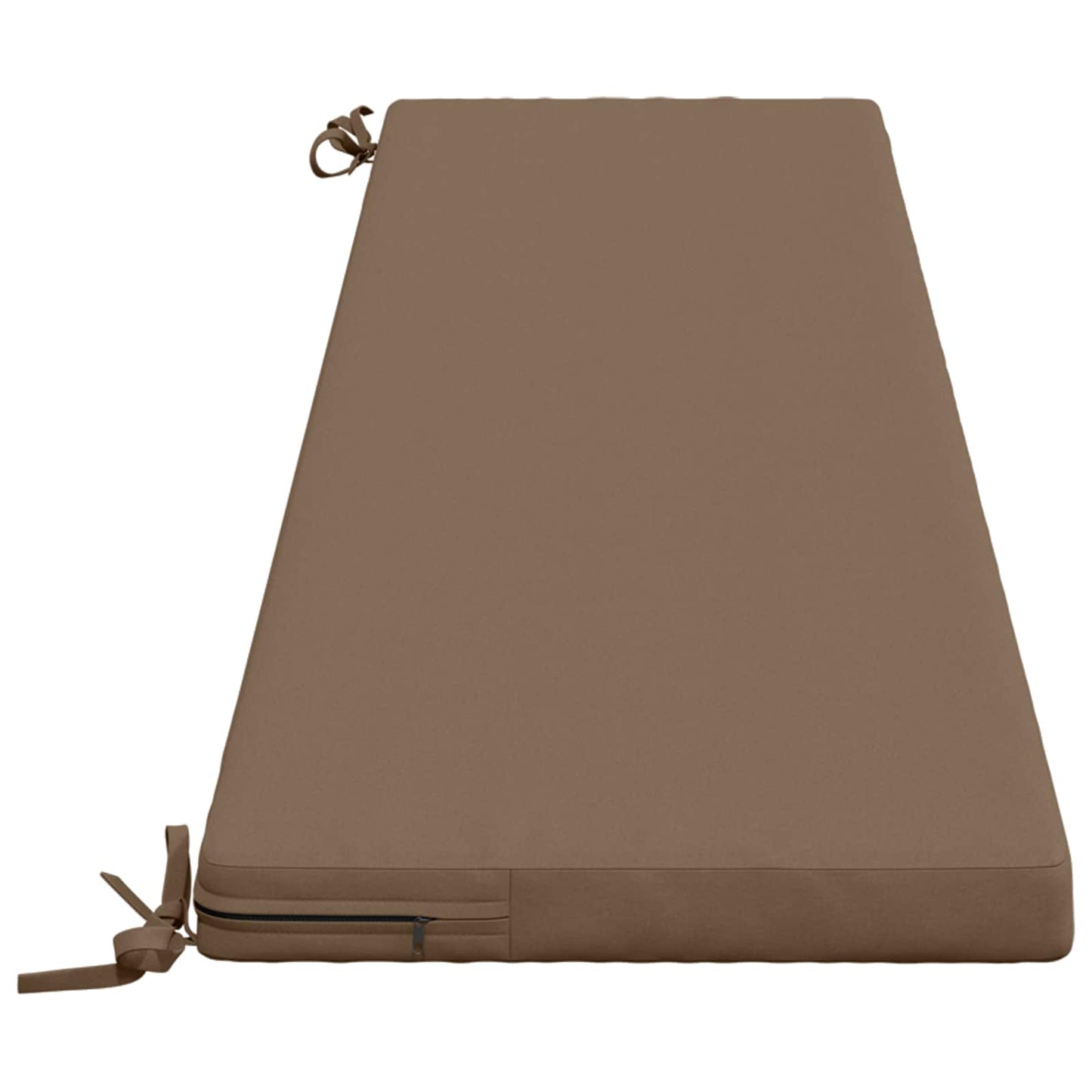 vidaXL Μαξιλάρι πάγκου SOEST 100% Πολυεστέρας Taupe 180 x 40 x 5 εκ.
