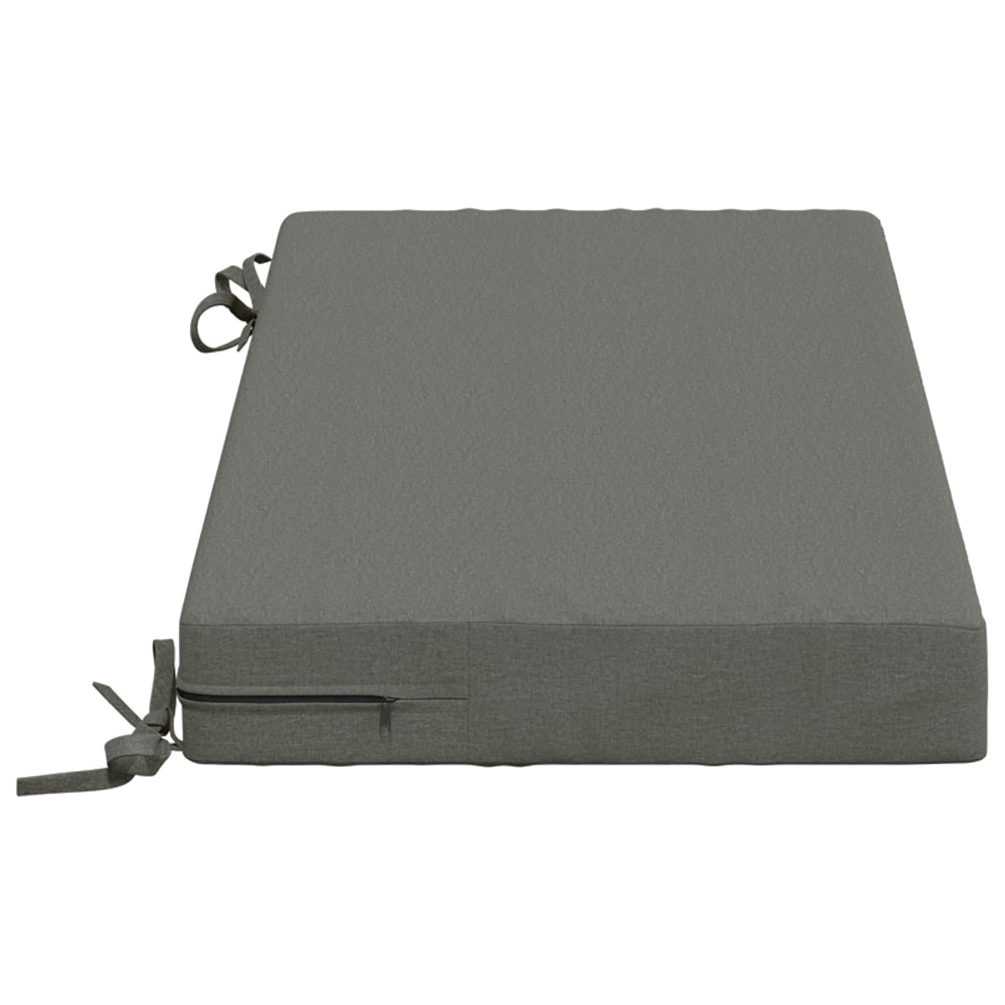 vidaXL Μαξιλάρι πάγκου SOEST 100% Πολυεστέρας Γκρι 80 x 40 x 8 cm