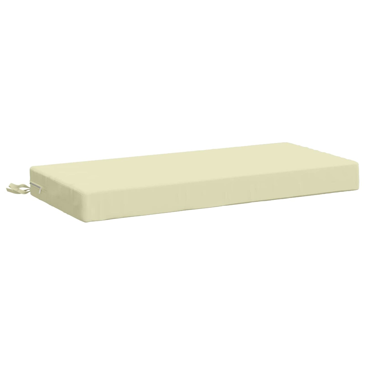 vidaXL Μαξιλάρι πάγκου SOEST 100% Πολυεστέρας Κρεμ 80 x 40 x 8 cm