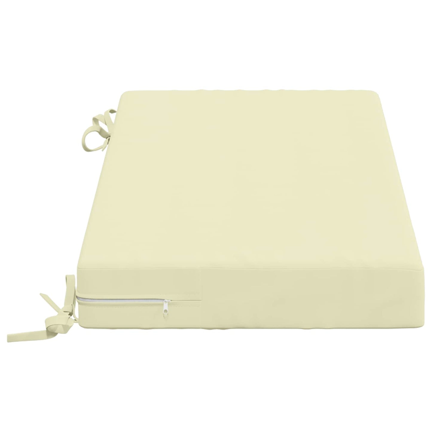 vidaXL Μαξιλάρι πάγκου SOEST 100% Πολυεστέρας Κρεμ 80 x 40 x 8 cm