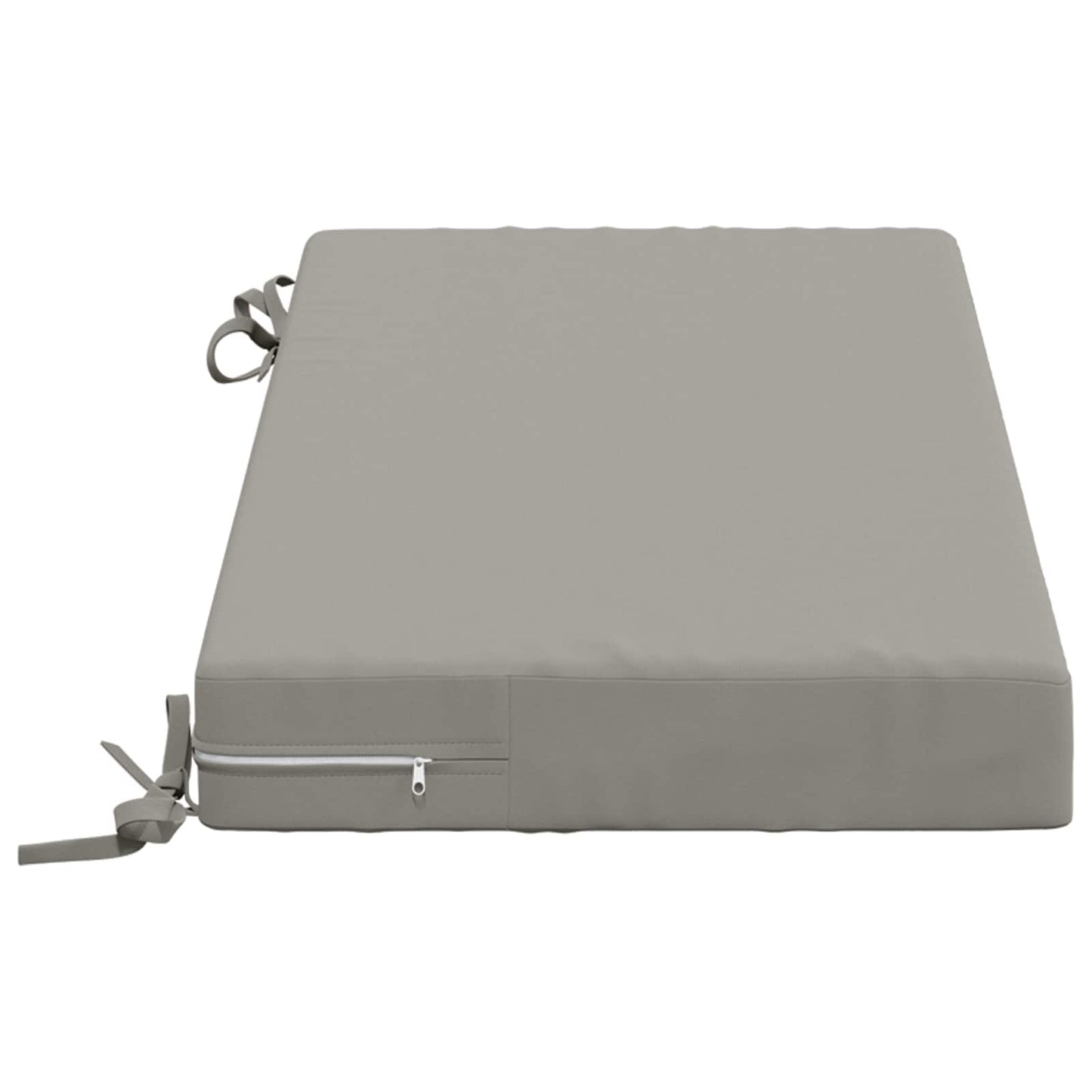 vidaXL Μαξιλάρι πάγκου SOEST 100% Πολυεστέρας Γκρι 80 x 40 x 8 cm