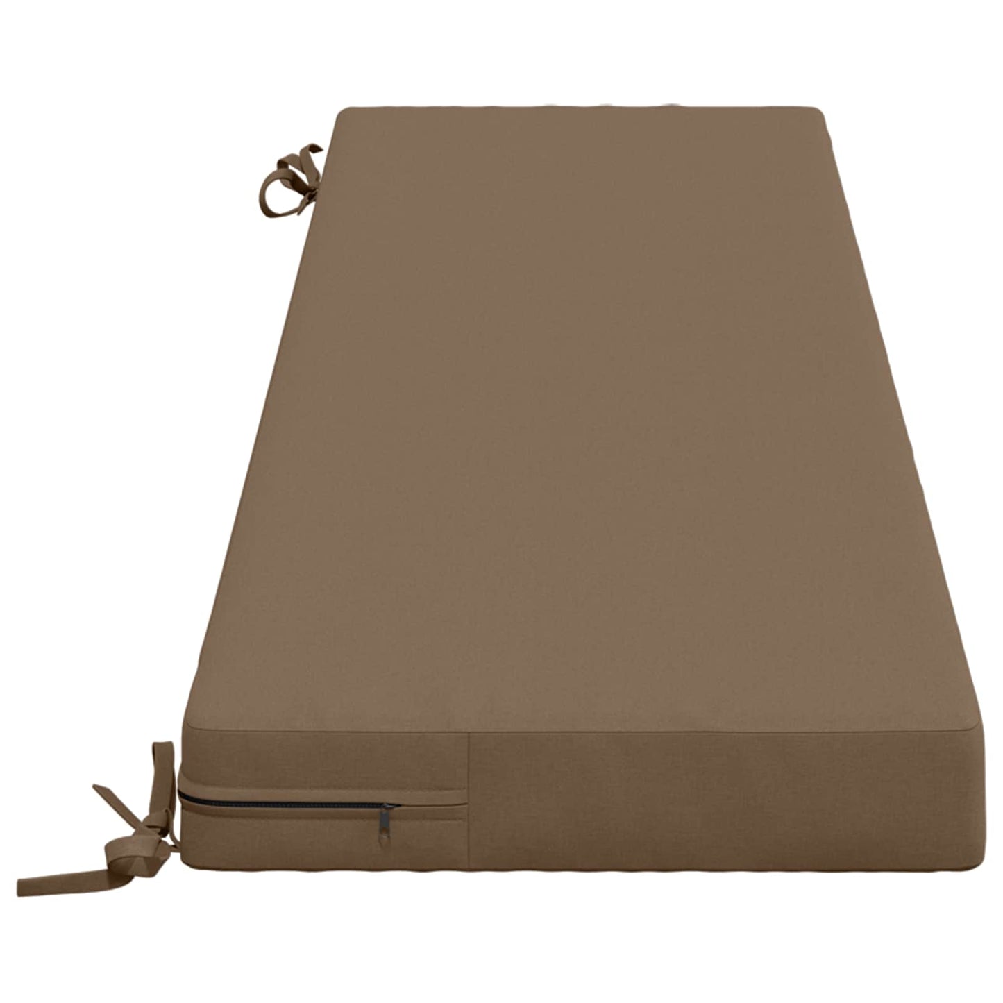 vidaXL Μαξιλάρι πάγκου SOEST 100% Πολυεστέρας Taupe 140 x 40 x 8 εκ.