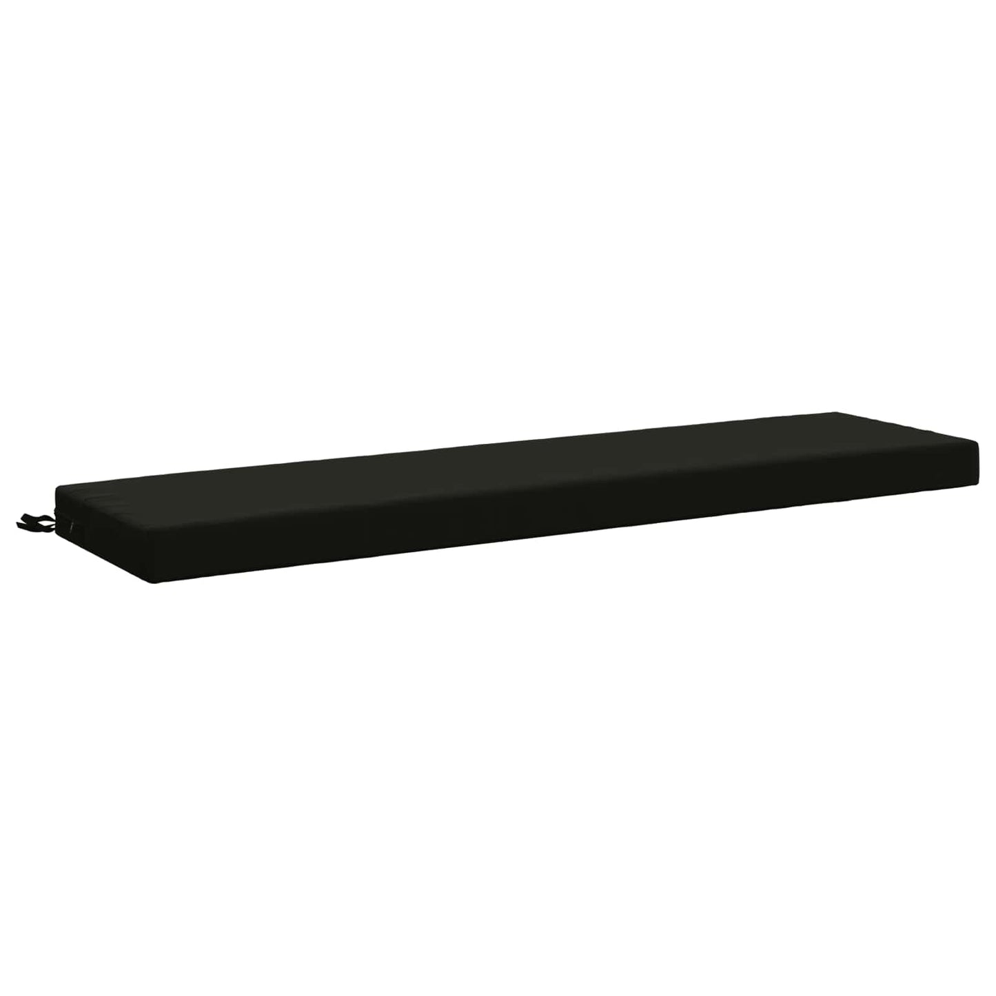 vidaXL Μαξιλάρι πάγκου SOEST 100% Πολυεστέρας Μαύρο 140 x 40 x 8 εκ.