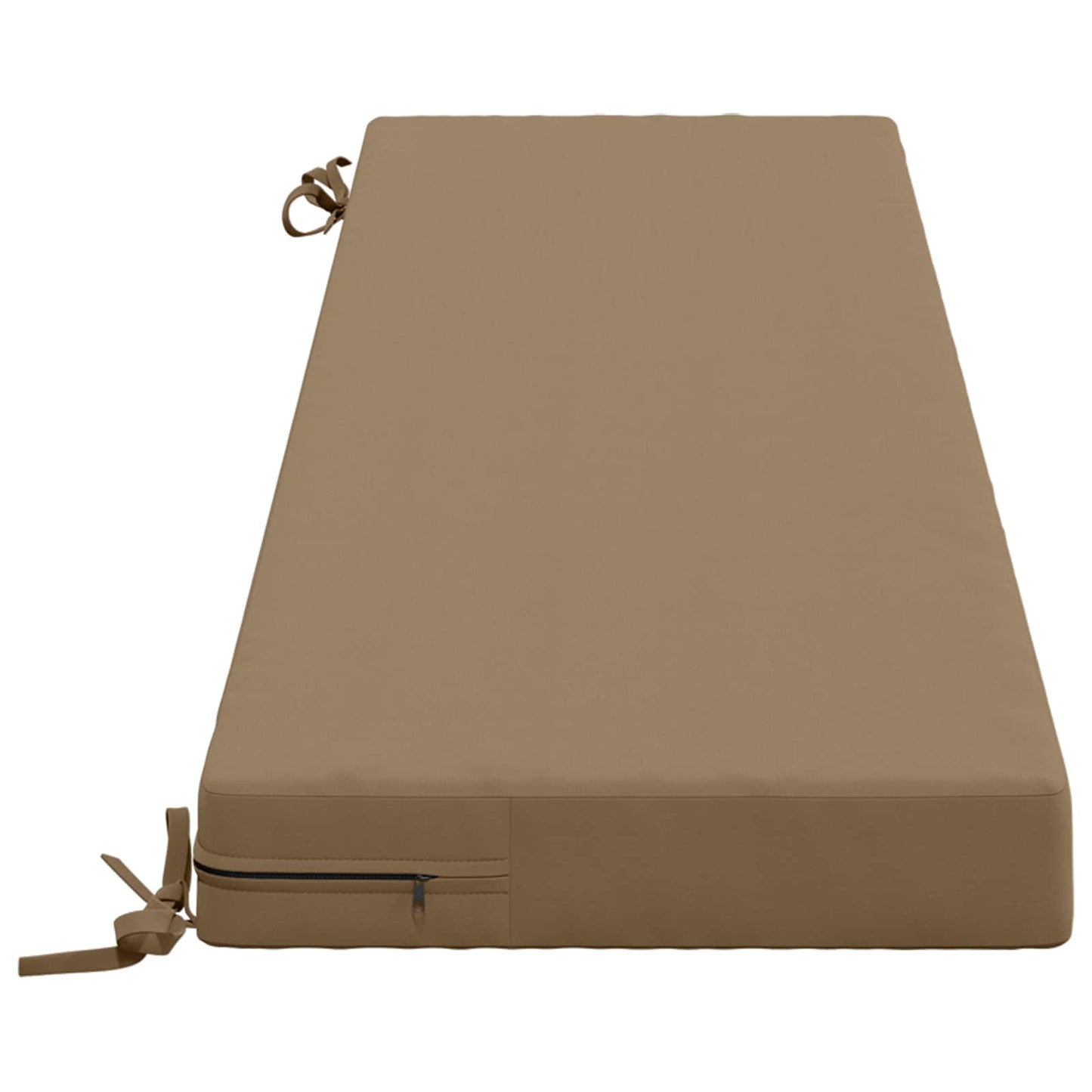 vidaXL Μαξιλάρι πάγκου SOEST 100% Πολυεστέρας Taupe 140 x 40 x 8 εκ.