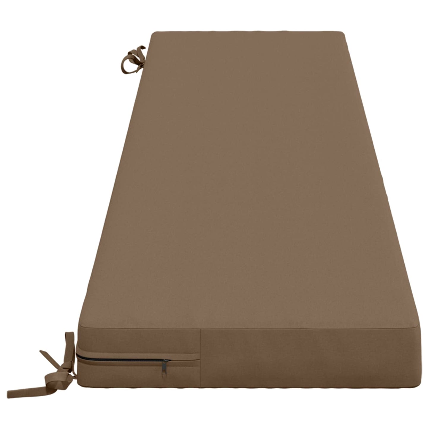 vidaXL Μαξιλάρι πάγκου SOEST 100% Πολυεστέρας Taupe 170 x 40 x 8 εκ