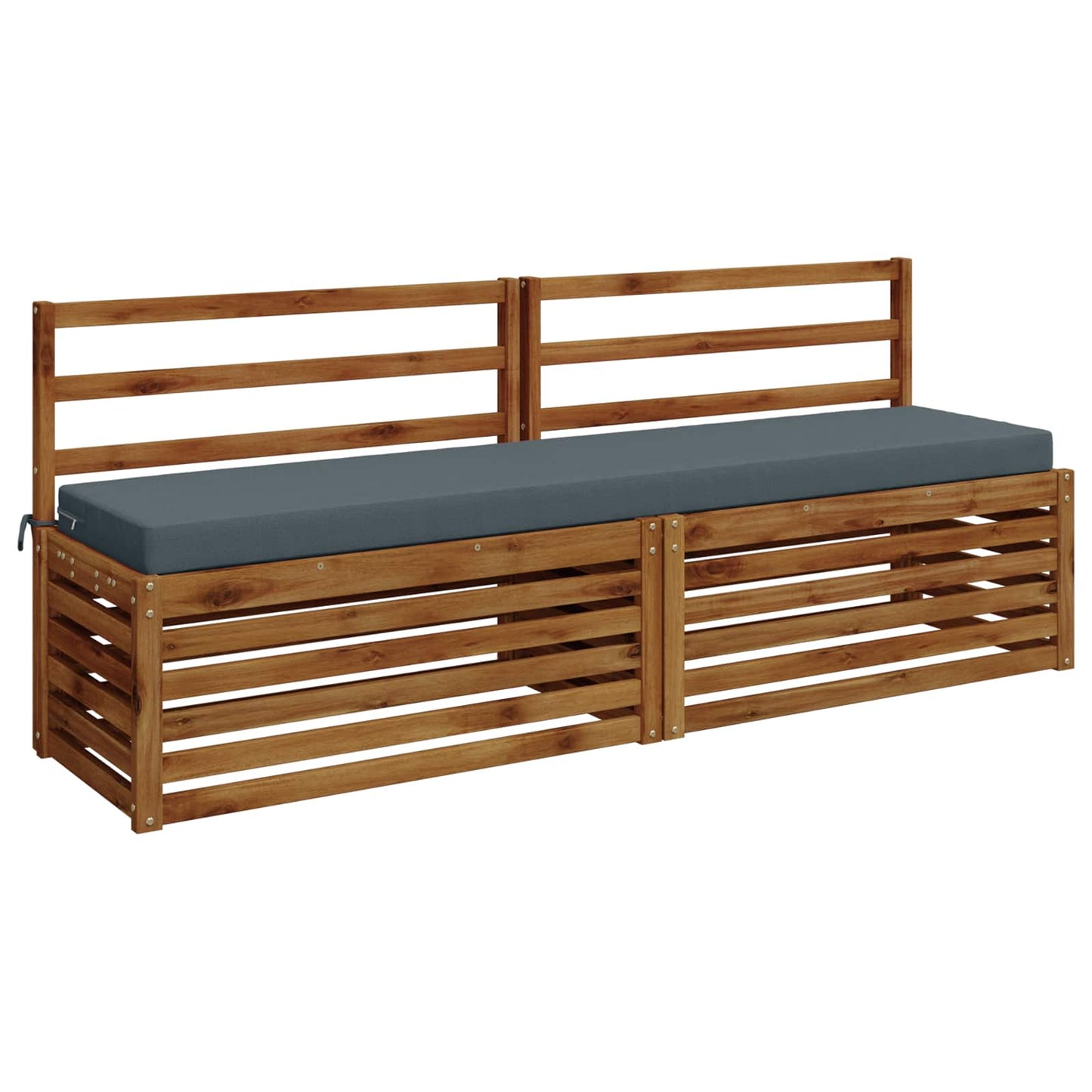 vidaXL Μαξιλάρι πάγκου SOEST 100% Πολυεστέρας Μπλε 180 x 40 x 8 εκ.
