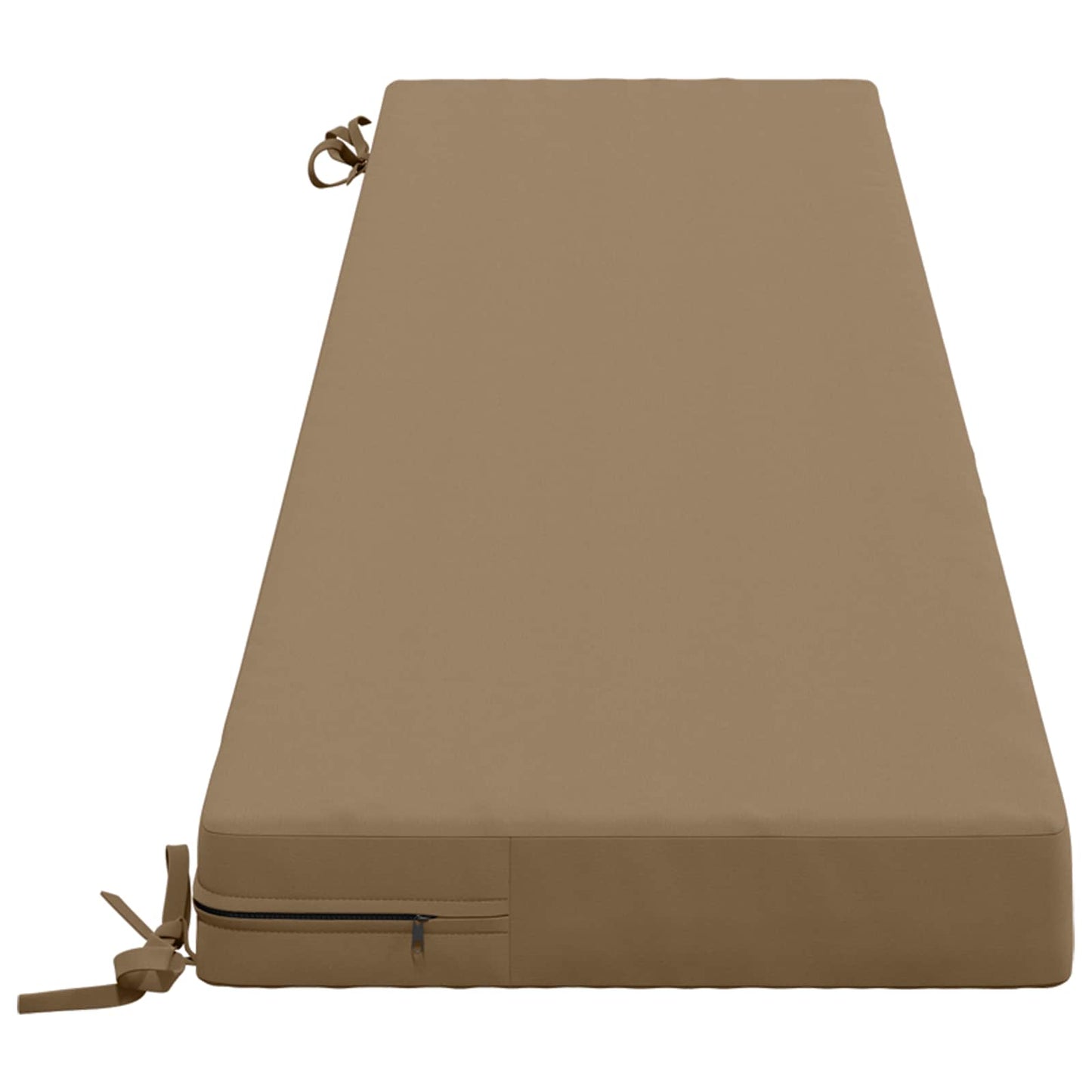 vidaXL Μαξιλάρι πάγκου SOEST 100% Πολυεστέρας Taupe 180 x 40 x 8 εκ.