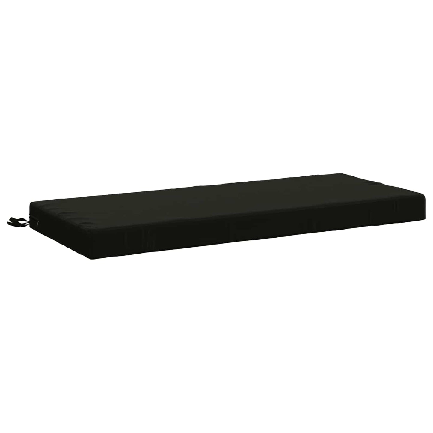 vidaXL Μαξιλάρι πάγκου SOEST 100% Πολυεστέρας Μαύρο 110 x 50 x 8 εκ