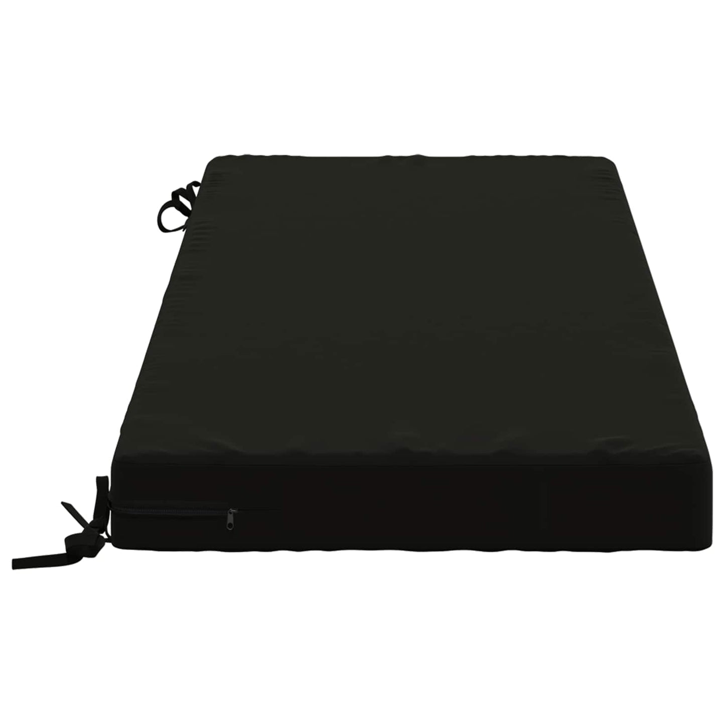 vidaXL Μαξιλάρι πάγκου SOEST 100% Πολυεστέρας Μαύρο 110 x 50 x 8 εκ