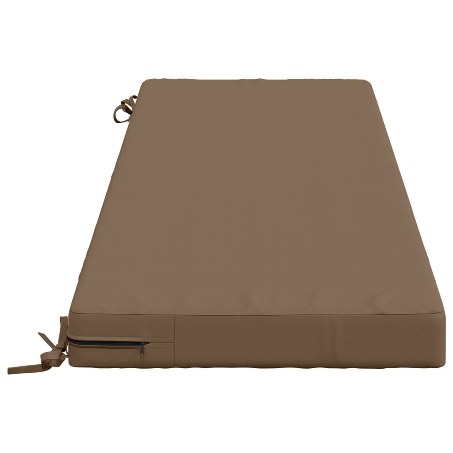 vidaXL Μαξιλάρι πάγκου SOEST 100% Πολυεστέρας Taupe 140 x 50 x 8 εκ