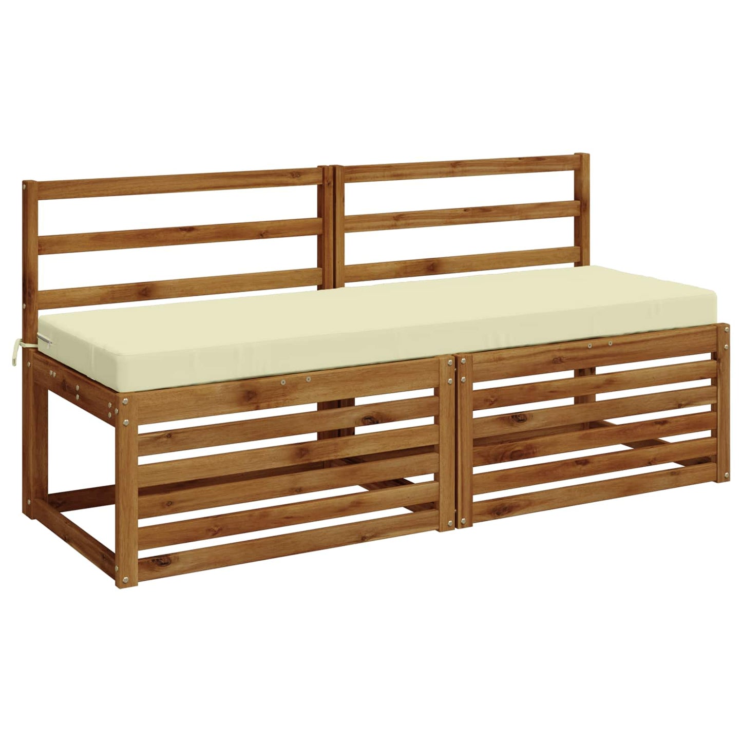 vidaXL Μαξιλάρι πάγκου SOEST 100% Πολυεστέρας Κρεμ 150 x 50 x 8 εκ