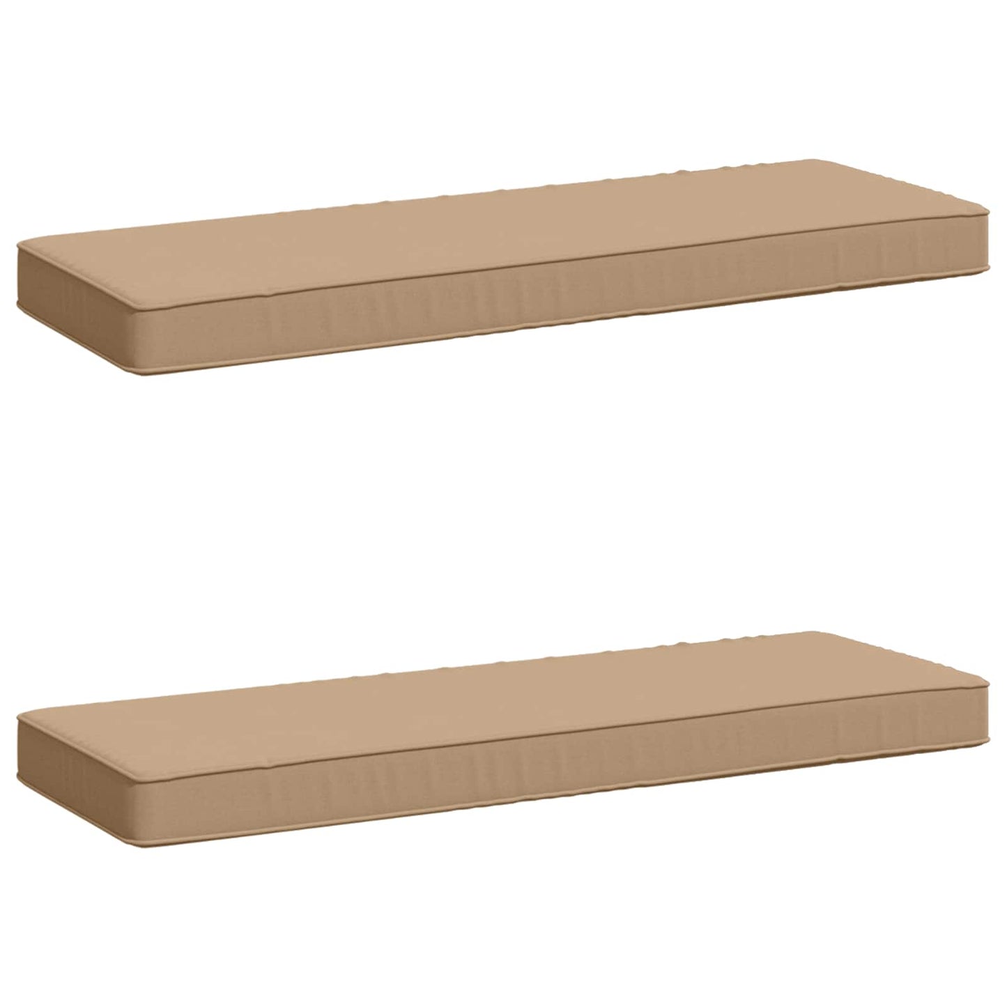 vidaXL Μαξιλάρια Πάγκου 2 Τεμαχίων VUGHT 2 pcs 100% Πολυεστέρας Άμμος