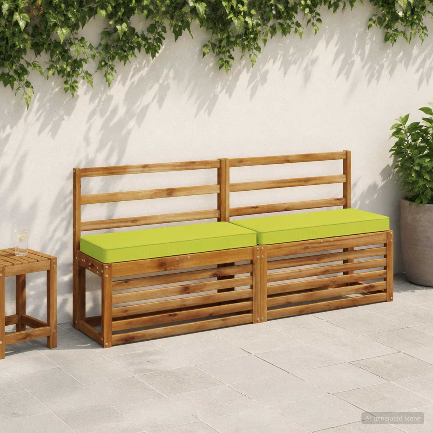 vidaXL Μαξιλάρια Πάγκου 2 Τεμαχίων VUGHT 2 pcs 100% Πολυεστέρας