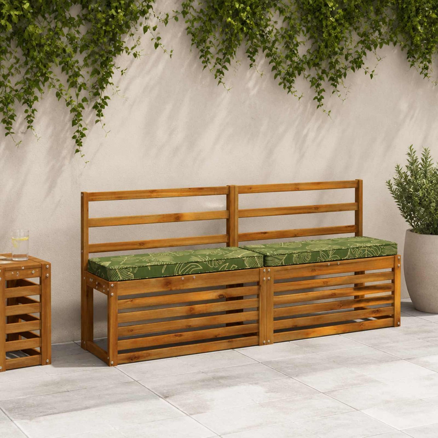 vidaXL Μαξιλάρια Πάγκου 2 Τεμαχίων VUGHT 2 pcs 100% Πολυεστέρας