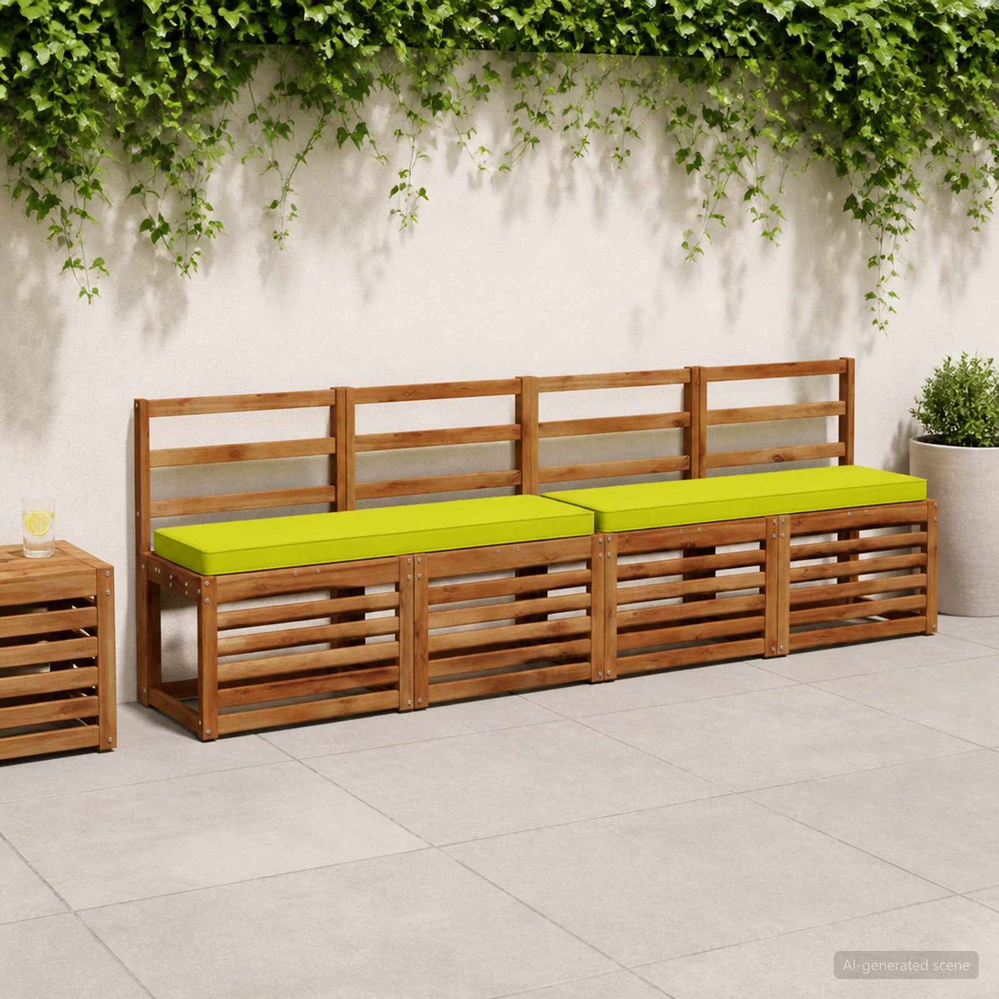 vidaXL Μαξιλάρια Πάγκου 2 Τεμαχίων VUGHT 2 pcs 100% Πολυεστέρας