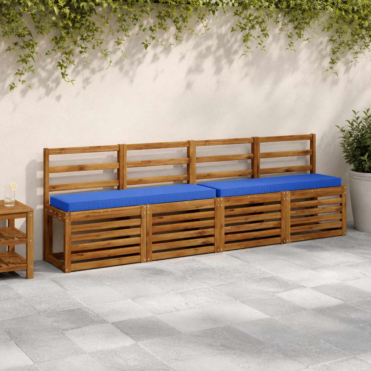 vidaXL Μαξιλάρια Πάγκου 2 Τεμαχίων VUGHT 2 pcs 100% Πολυεστέρας
