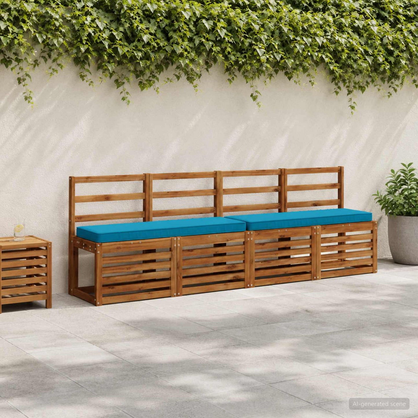 vidaXL Μαξιλάρια Πάγκου 2 Τεμαχίων VUGHT 2 pcs 100% Πολυεστέρας