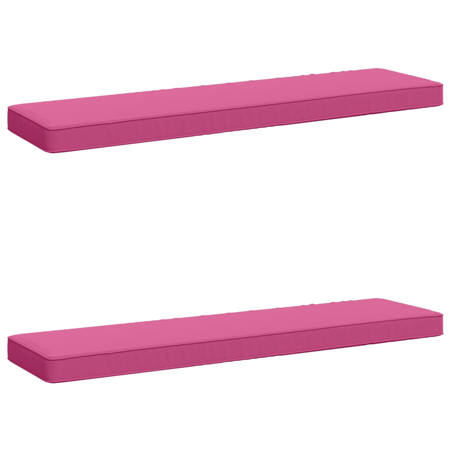 vidaXL Μαξιλάρια Πάγκου 2 Τεμαχίων VUGHT 2 pcs 100% Πολυεστέρας Ροζ