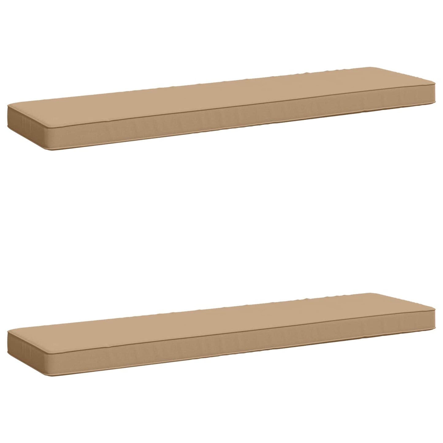 vidaXL Μαξιλάρια Πάγκου 2 Τεμαχίων VUGHT 2 pcs 100% Πολυεστέρας Άμμος