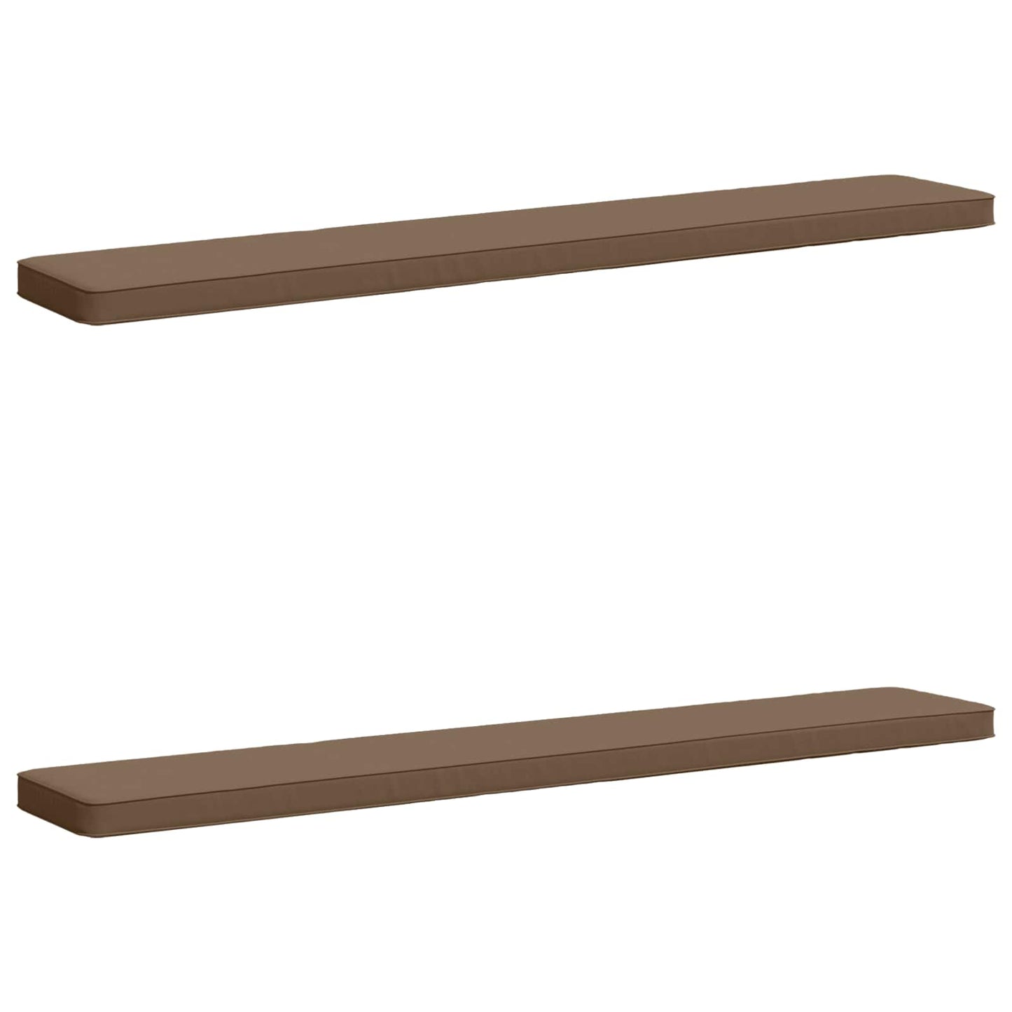 vidaXL Μαξιλάρια Πάγκου 2 Τεμαχίων VUGHT 2 pcs 100% Πολυεστέρας Taupe