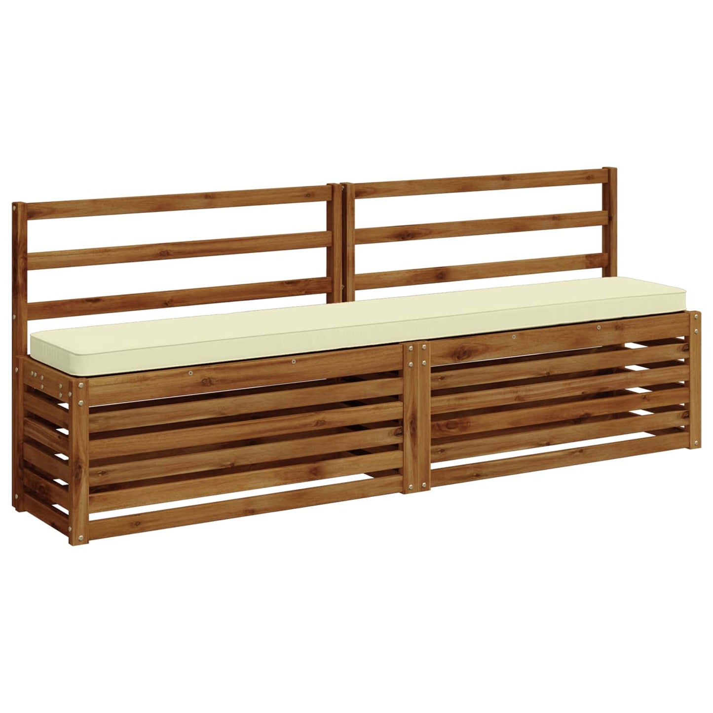 vidaXL Μαξιλάρια Πάγκου 2 Τεμαχίων VUGHT 2 pcs 100% Πολυεστέρας Κρεμ