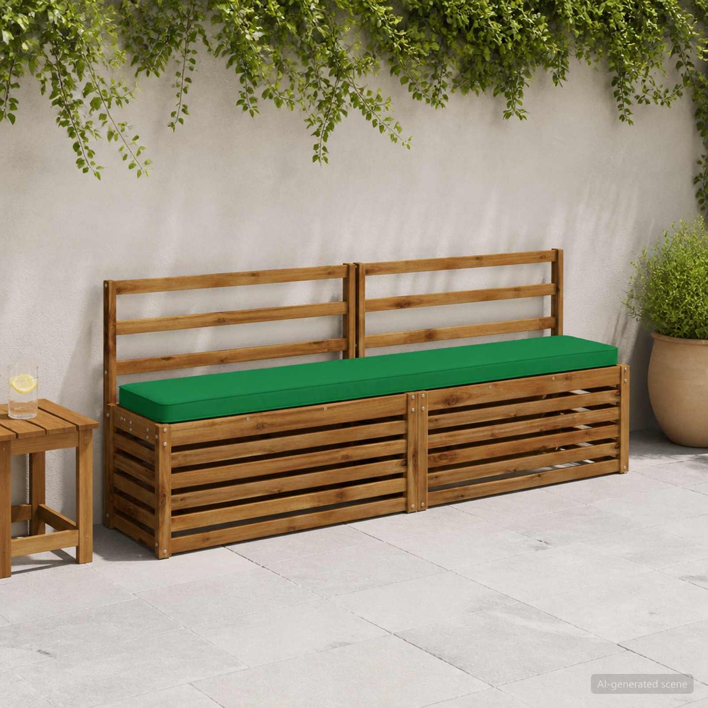 vidaXL Μαξιλάρια Πάγκου 2 Τεμαχίων VUGHT 2 pcs 100% Πολυεστέρας