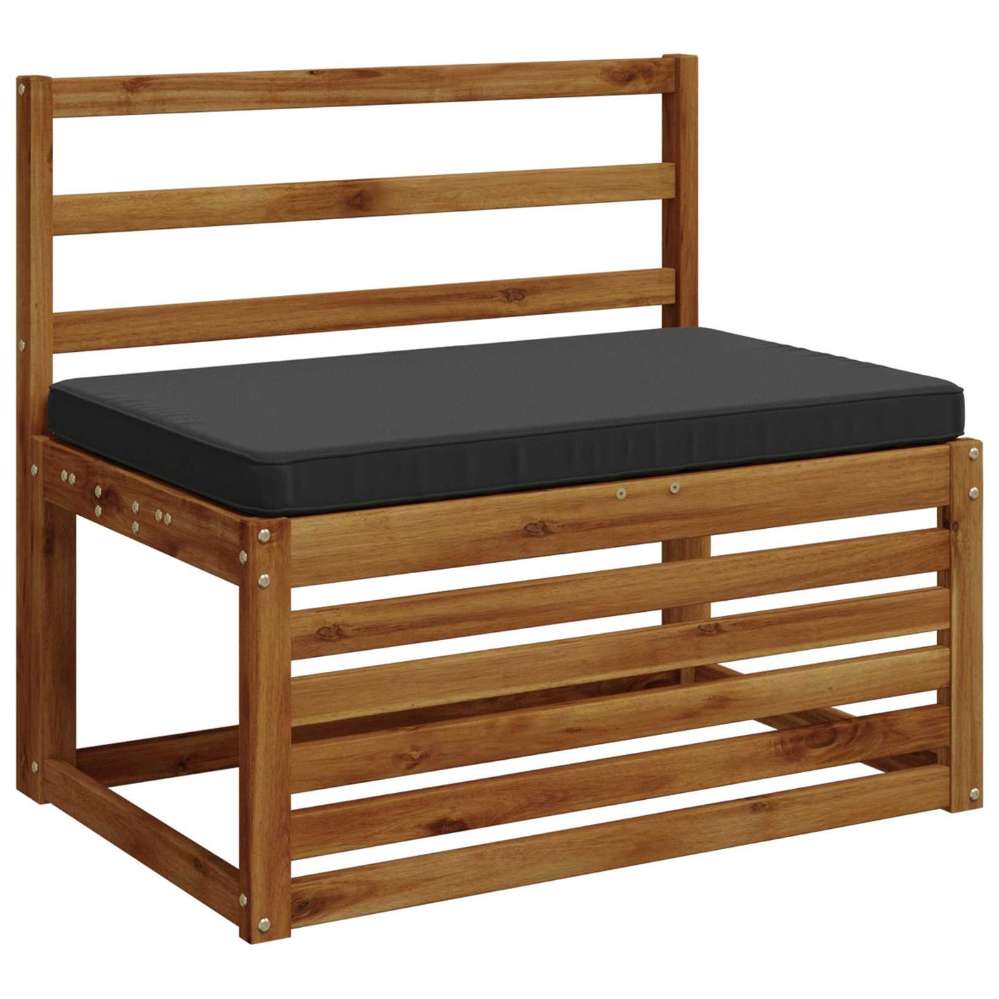 vidaXL Μαξιλάρι Πάγκου 1 Τεμαχίου VUGHT 100% Πολυεστέρας Ανθρακί