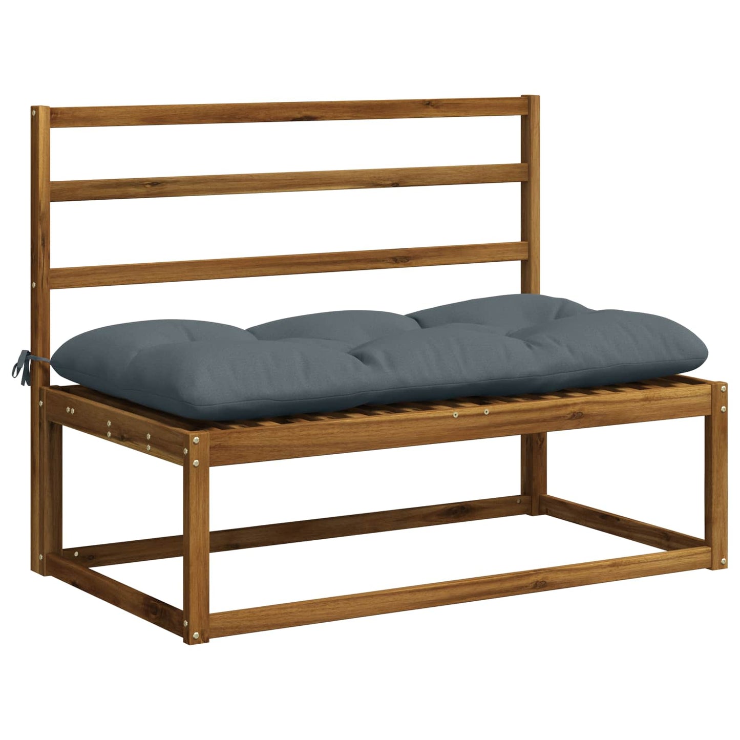 vidaXL Μαξιλάρι πάγκου VIANEN 100% Πολυεστέρας Μπλε 120 x 60 x 12 εκ.
