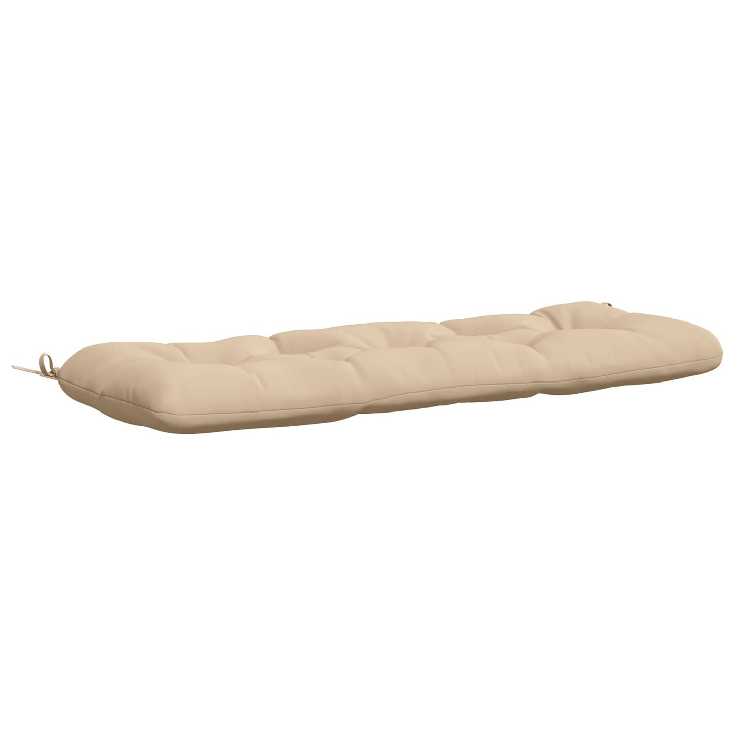 vidaXL Μαξιλάρι πάγκου VIANEN 100% Πολυεστέρας Κρεμ 130 x 40 x 12 εκ