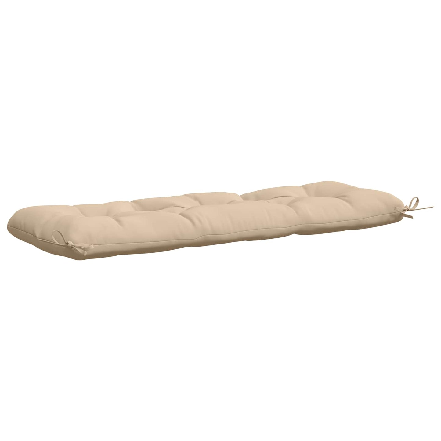 vidaXL Μαξιλάρι πάγκου VIANEN 100% Πολυεστέρας Κρεμ 130 x 40 x 12 εκ