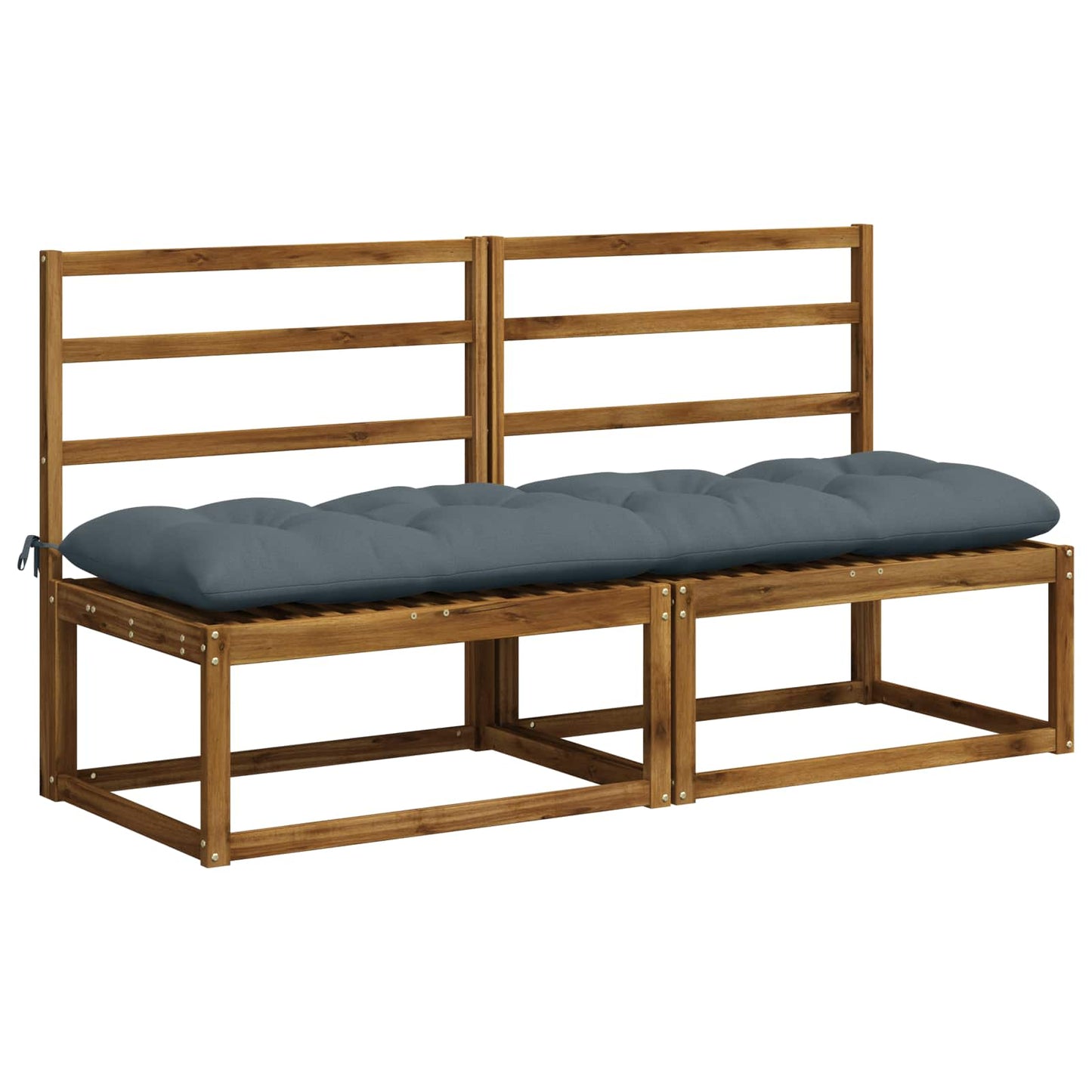 vidaXL Μαξιλάρι πάγκου VIANEN 100% Πολυεστέρας Μπλε 160 x 50 x 12 εκ