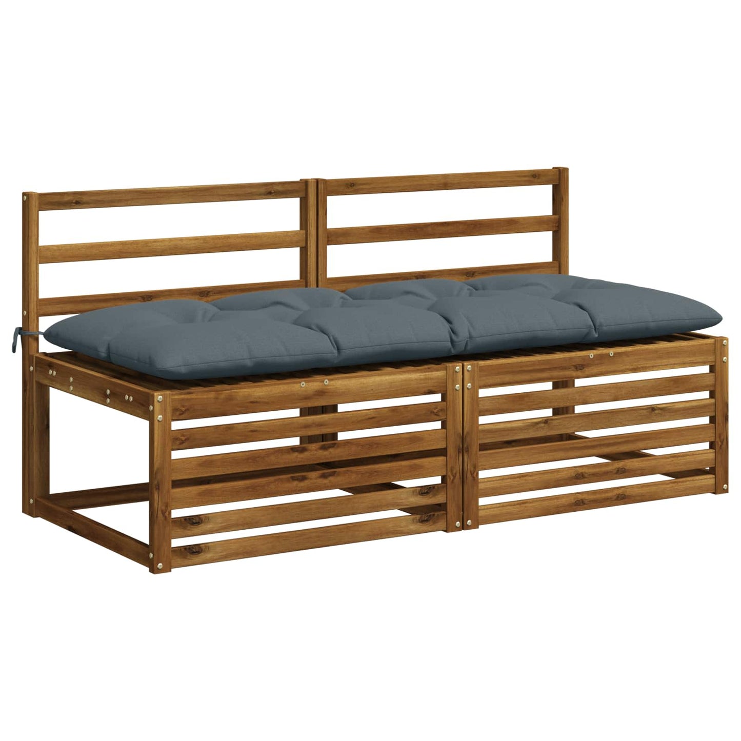 vidaXL Μαξιλάρι πάγκου VIANEN 100% Πολυεστέρας Μπλε 160 x 60 x 12 εκ.