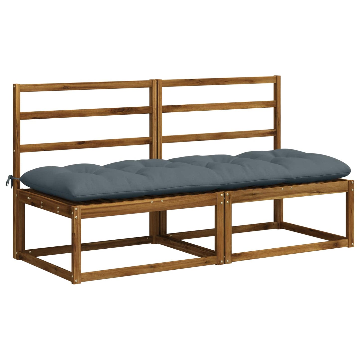 vidaXL Μαξιλάρι πάγκου VIANEN 100% Πολυεστέρας Μπλε 170 x 60 x 12 εκ