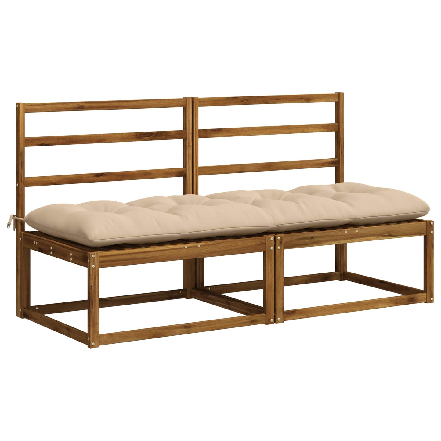 vidaXL Μαξιλάρι πάγκου VIANEN 100% Πολυεστέρας Κρεμ 170 x 60 x 12 εκ