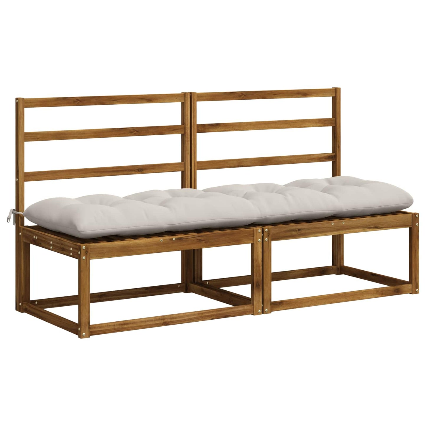 vidaXL Μαξιλάρι πάγκου VIANEN 100% Πολυεστέρας Λευκό 180 x 50 x 12 εκ