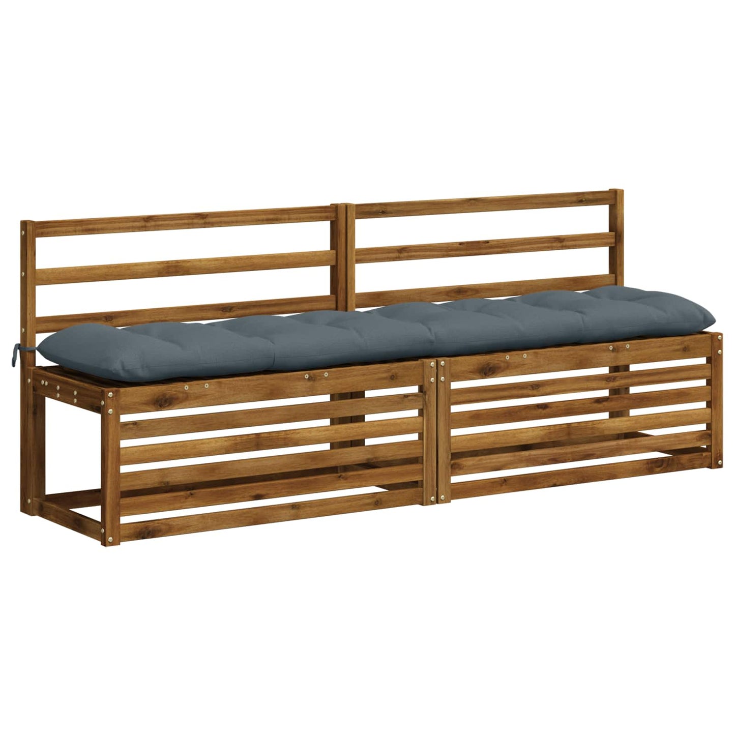 vidaXL Μαξιλάρι πάγκου VIANEN 100% Πολυεστέρας Μπλε 190 x 40 x 12 εκ