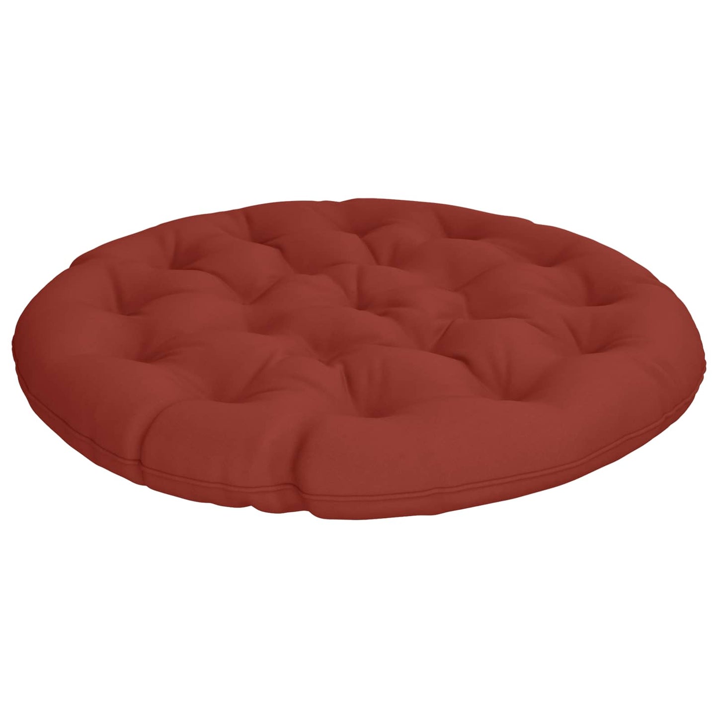 vidaXL Μαξιλάρι Papasan VIANEN 100% Πολυεστέρας Κόκκινο Ø 130 x 12 εκ.