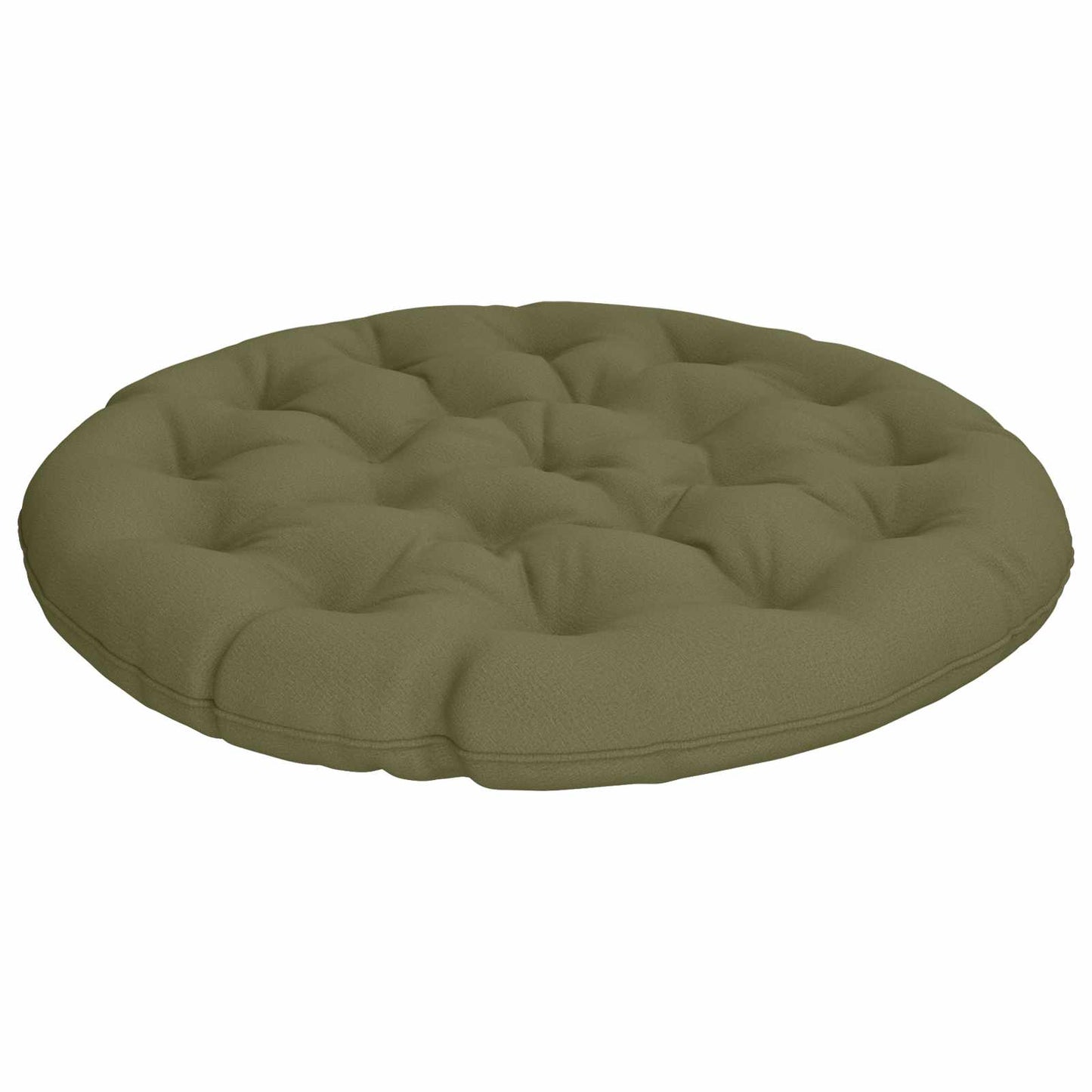 vidaXL Μαξιλάρι Papasan VIANEN 100% Πολυεστέρας Λαδί Ø 120 x 12 εκ.
