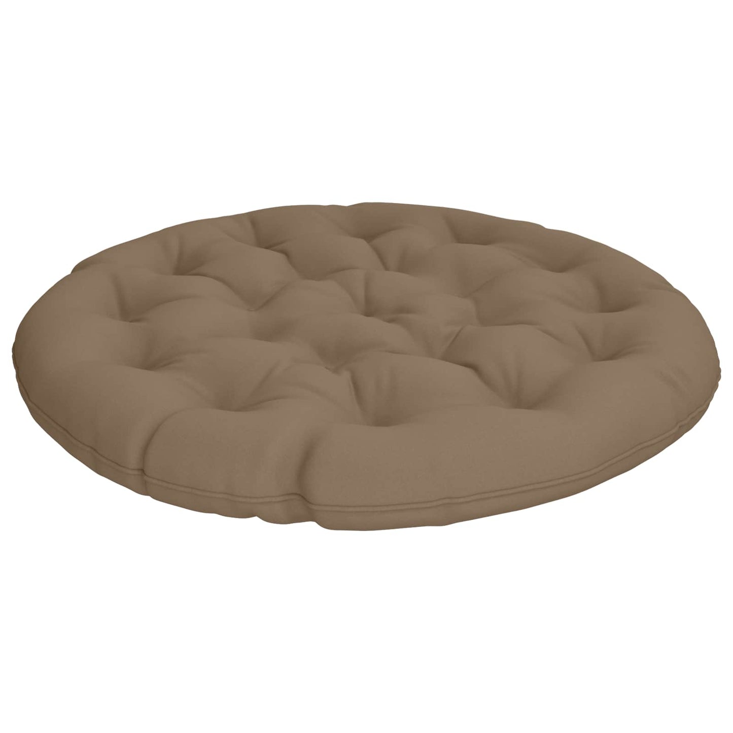 vidaXL Μαξιλάρι Papasan VIANEN 100% Πολυεστέρας Taupe Ø 120 x 12 εκ.
