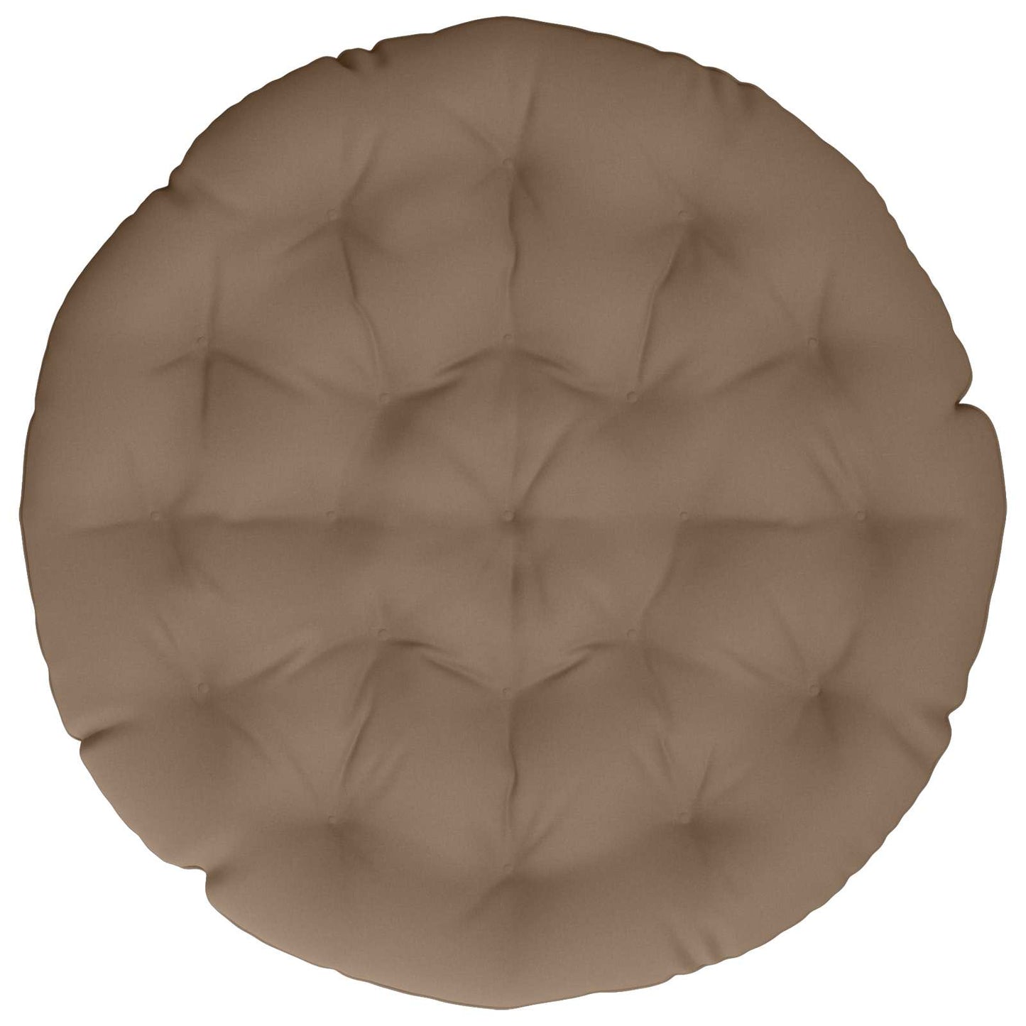 vidaXL Μαξιλάρι Papasan VIANEN 100% Πολυεστέρας Taupe Ø 120 x 12 εκ.