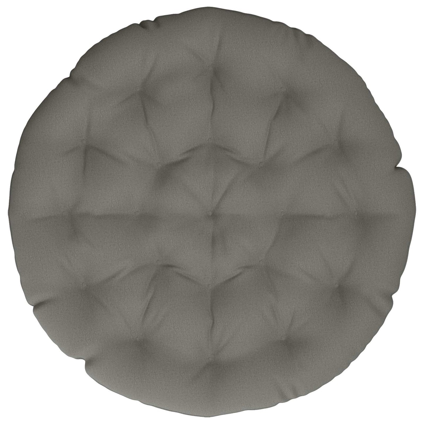 vidaXL Μαξιλάρι Papasan VIANEN 100% Πολυεστέρας Γκρι Ø 120 x 12 εκ.