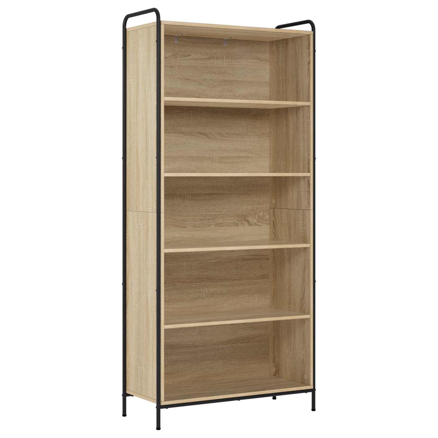 vidaXL Βιβλιοθήκη 55,5 x 33 x 174 εκ Επεξεργασμένο Ξύλο Sonoma Δρυς