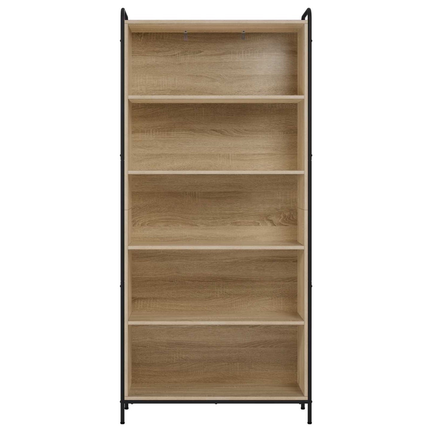 vidaXL Βιβλιοθήκη 55,5 x 33 x 174 εκ Επεξεργασμένο Ξύλο Sonoma Δρυς