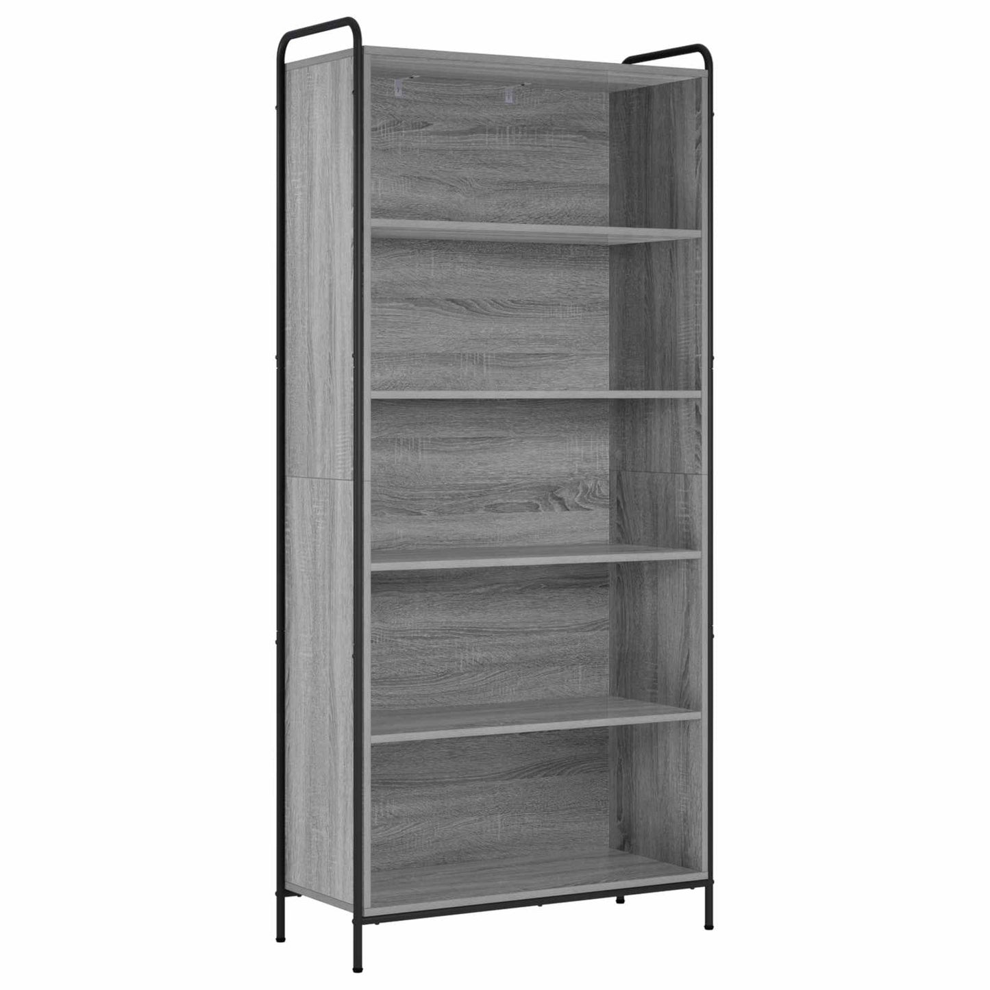 vidaXL Βιβλιοθήκη 55,5 x 33 x 174 εκ Επεξεργασμένο Ξύλο Γκρι Sonoma